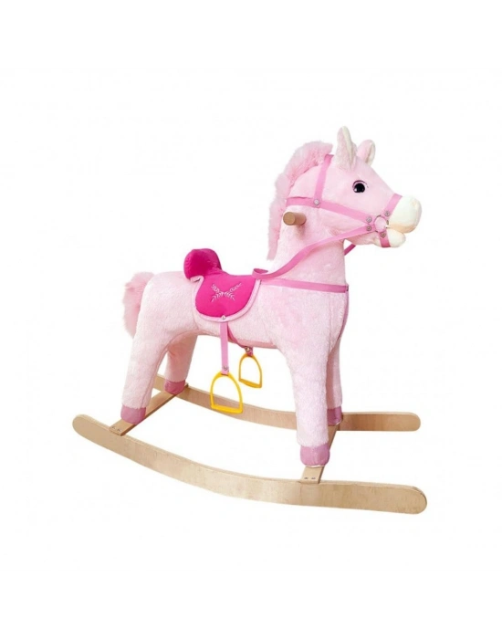 3505P Sallanan At 65 cm Pembe- Selay Oyuncak