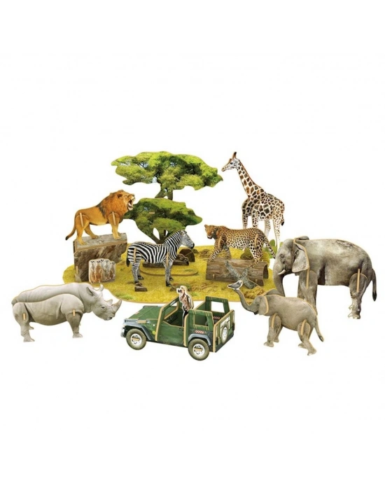 3D Puzzle Afrika Yaban Hayatı
