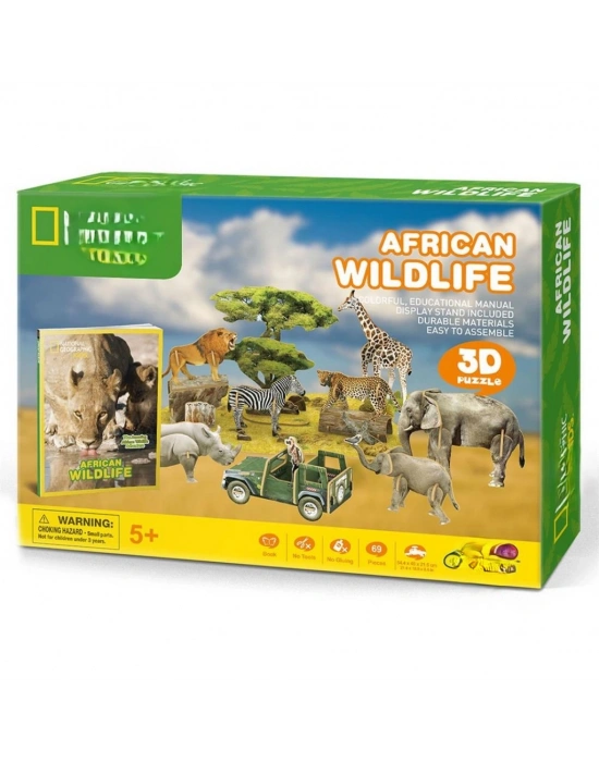 3D Puzzle Afrika Yaban Hayatı