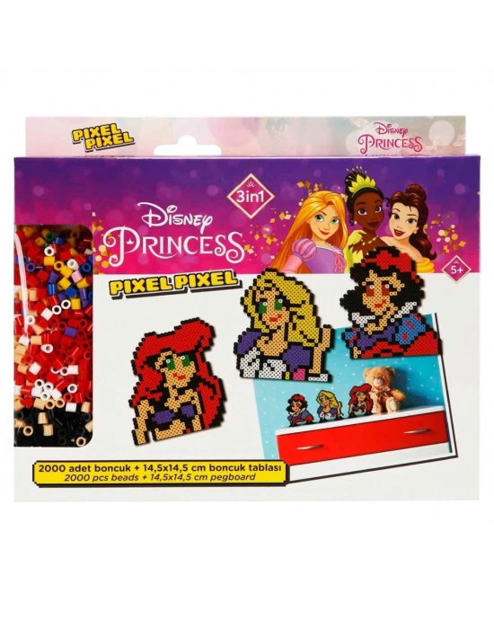 3in1 NessiWorld Princess Pixel Pixel Boncuk Aktivite ve Oyuncak Seti S00005169