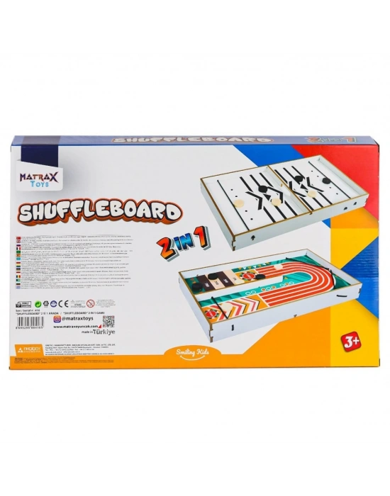 416 Shuffleboard Oyunu 2IN1 -Akçiçek Oyuncak
