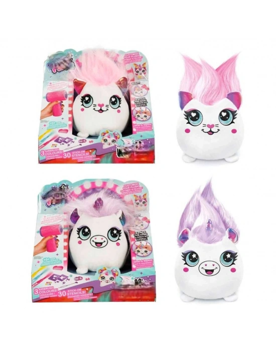 45541 HOBİ SET AIRBRUSH PLUSH HAIR IFFIC SQUISHY BO 2A