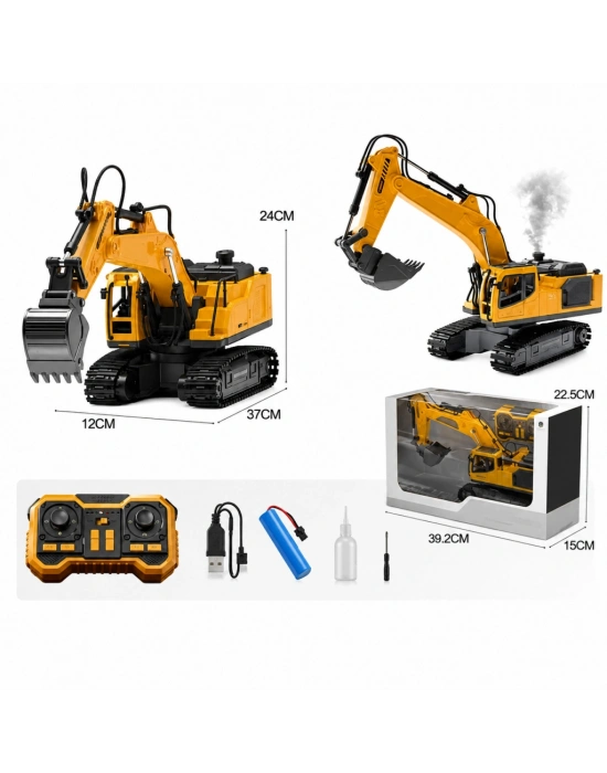 4D-E1 METAL AĞIZLI DUMAN ATAN FARKLI KONTROLLÜ EXCAVATOR