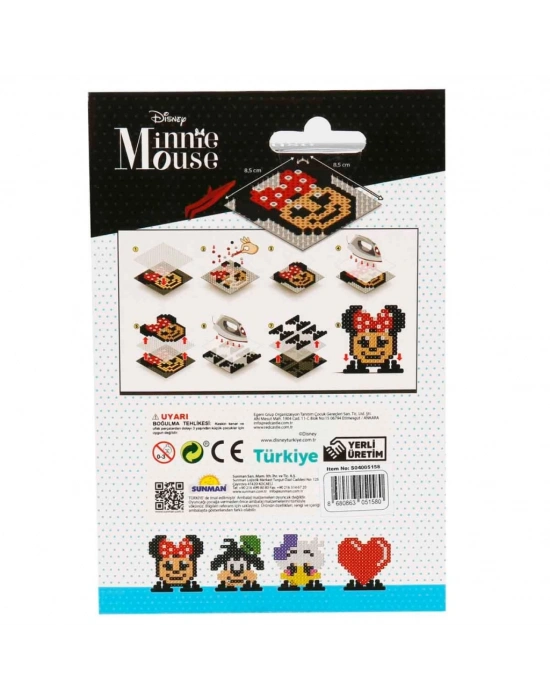 4in1 NessiWorld Minnie Mouse Pixel Pixel Boncuk Aktivite ve Oyuncak Seti
