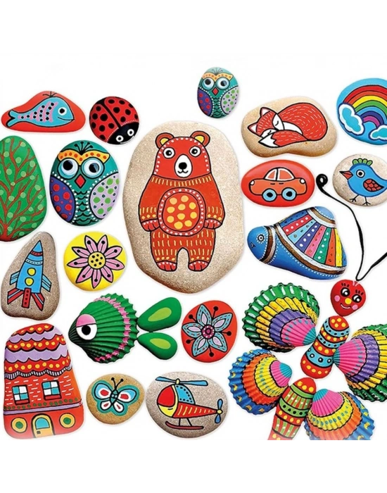 5307 Taş Boyama - Stone Painting / +6 yaş