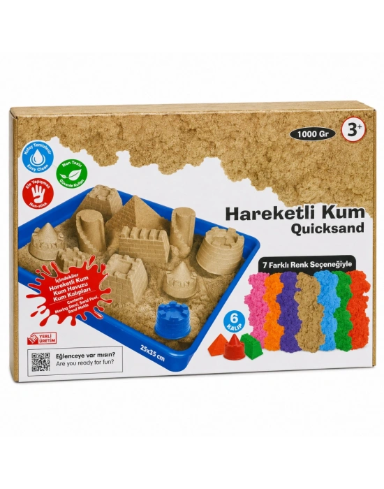 5329  Hareketli Kum Seti 1000 gr / +3 yaş