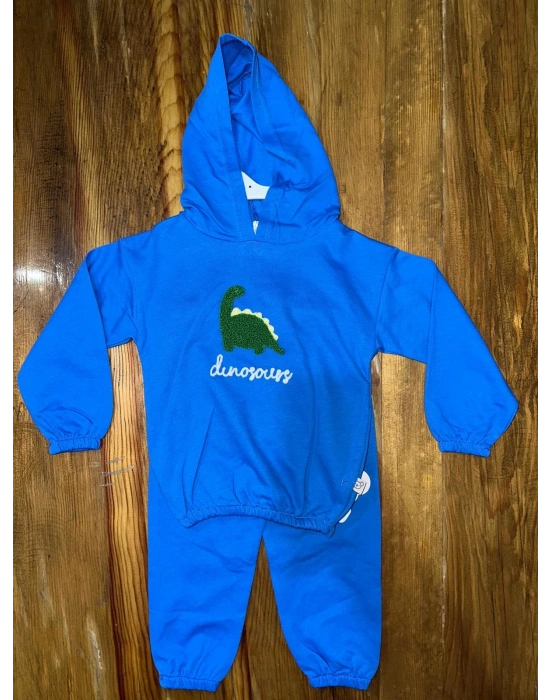 6-24 aylık araba baskılı takım gri