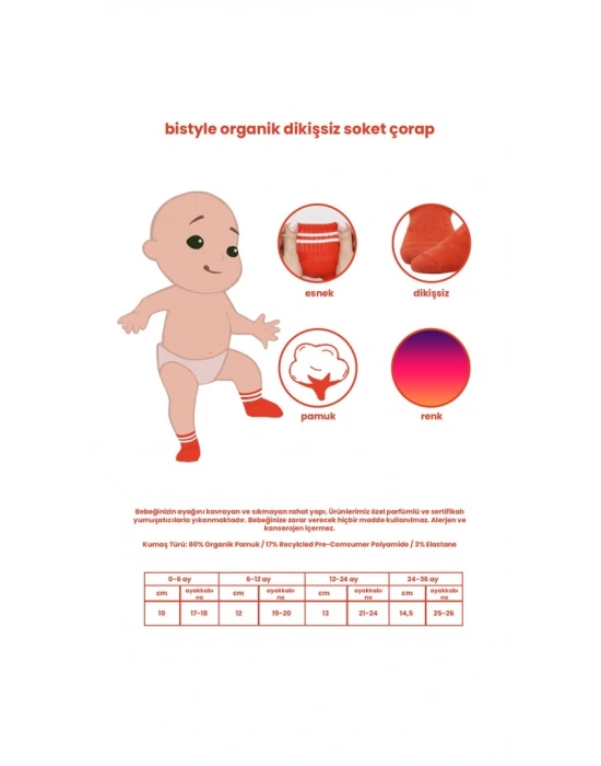 6Lı Basic Penye Soket Çorap 10101 Beyaz