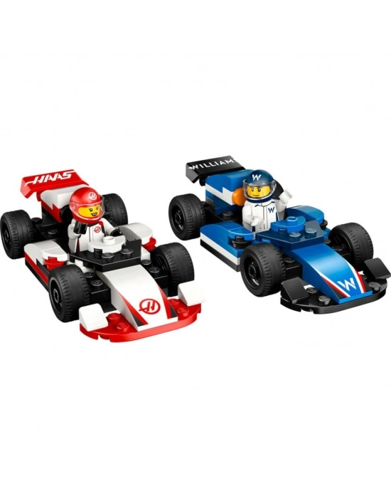 60464   City F1 Williams Racing ve Haas F1 Yarış Arabaları 92 parça +4 yaş