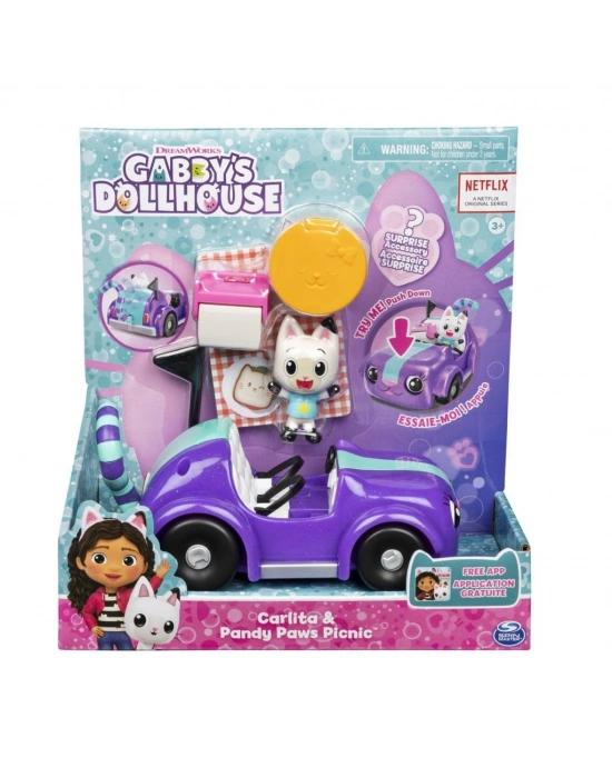 6062145 Gabbys Dollhouse Pandy Paws ve Carlita Araba