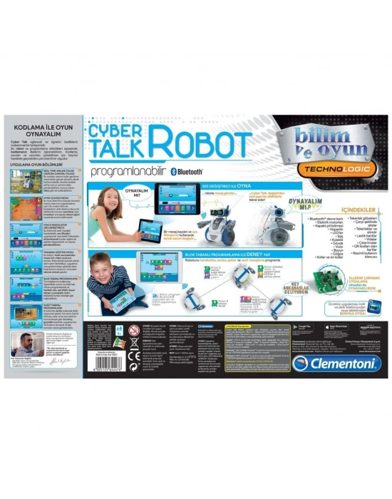 64447 Cyber Talk Robot - Robotik Laboratuvarı +8 yaş