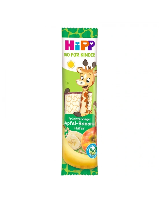 Organik Yulaﬂı Elmalı Muzlu Meyve Barı 23 Gr