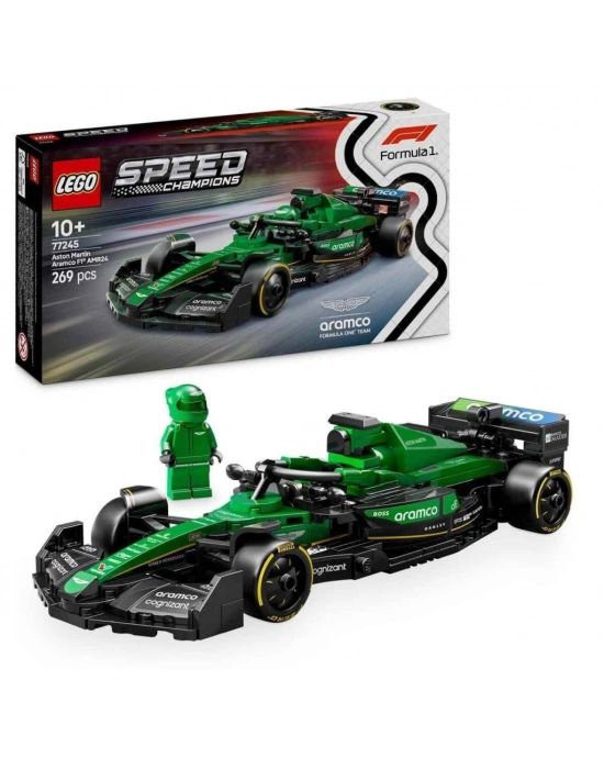 77245 NessiWorld Speed Champ. Aston Martin Aramco F1 AMR24 Yarış Arabası 269prç +10yaş