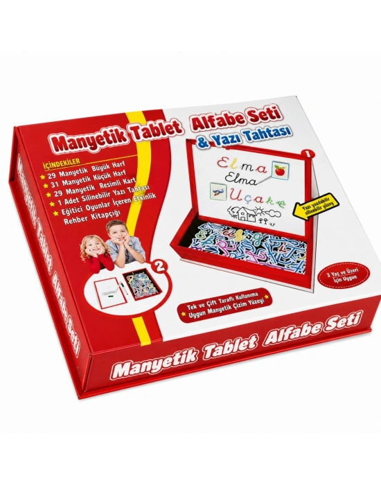 7910 MANYETİK TABLET ALFABE SETİ
