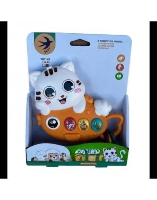 855-202D PİLLİ MÜZİKLİ KEDİ