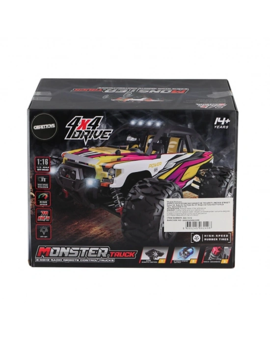 866-1612 1:16 Kumandalı Motor 70 km/h 4x4