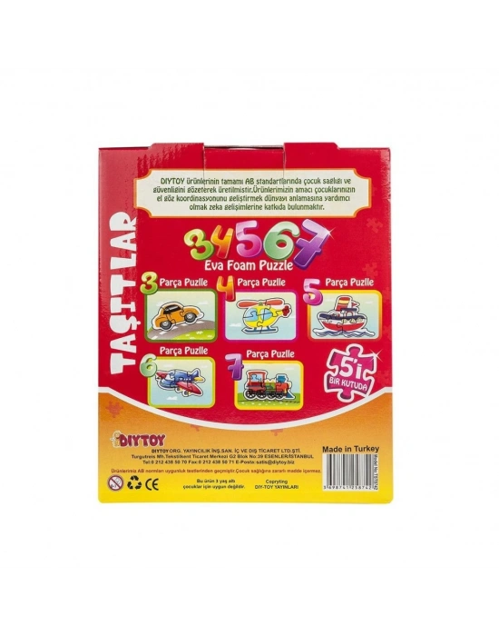 8742 KUT.PUZZLE TAŞITLAR 3 4 5 6 7