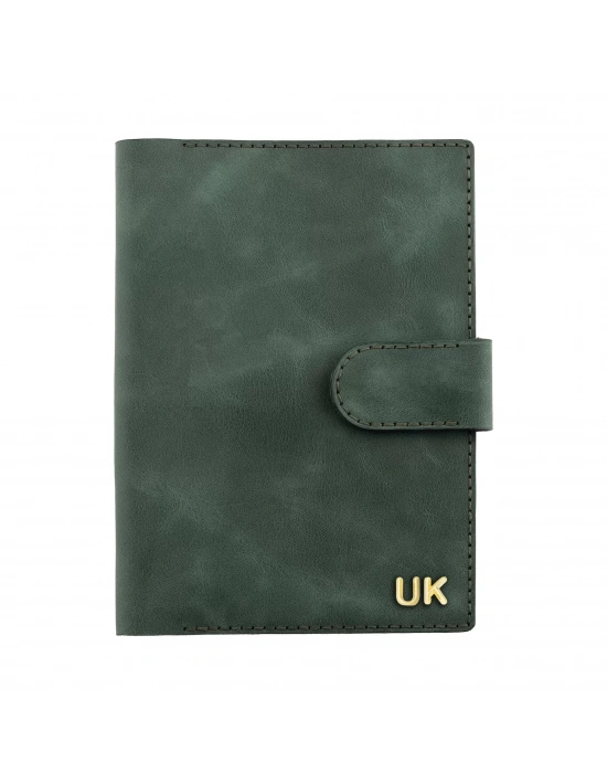 A5 Defter ve Ajanda Kılıfı - %100 Rainbow Deri - KO10001 - Haki