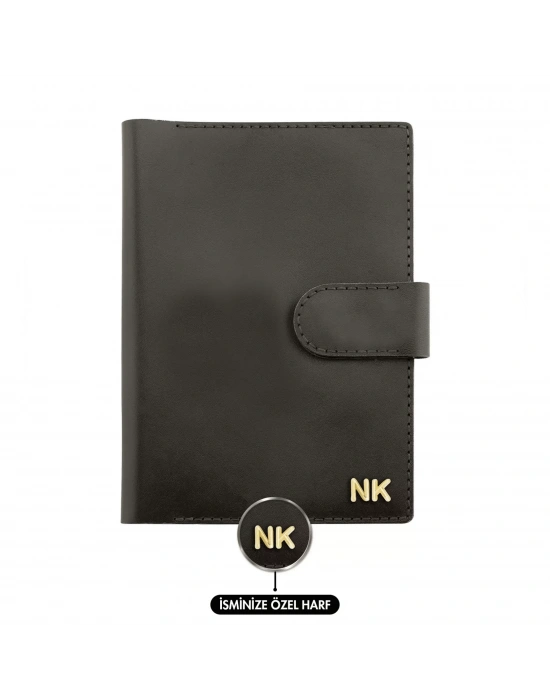 A5 Defter ve Ajanda Kılıfı - %100 Tiesto Deri - KO10002 - Koyu Kahverengi