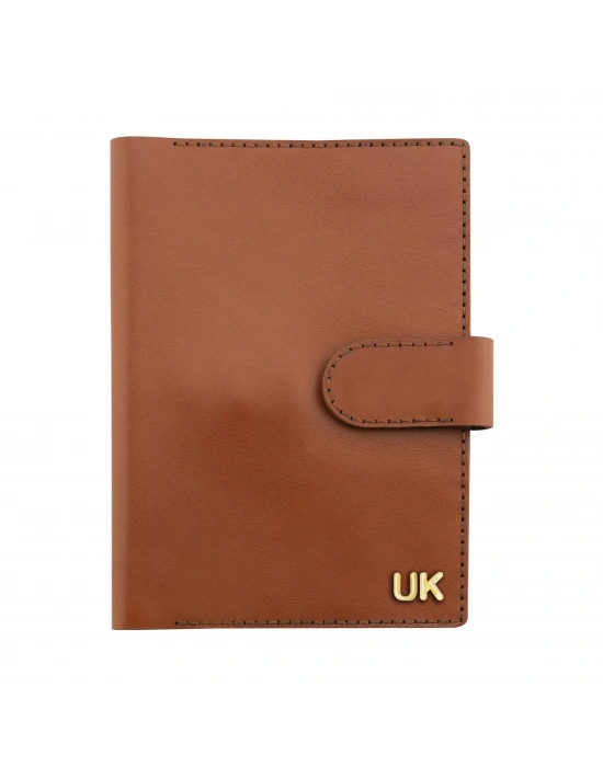 A5 Defter ve Ajanda Kılıfı - %100 Tiesto Deri - KO10002 - Tobacco