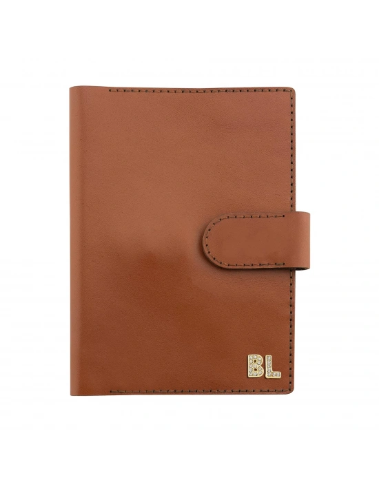 A5 Defter ve Ajanda Kılıfı - %100 Tiesto Deri - KO10002 - Tobacco