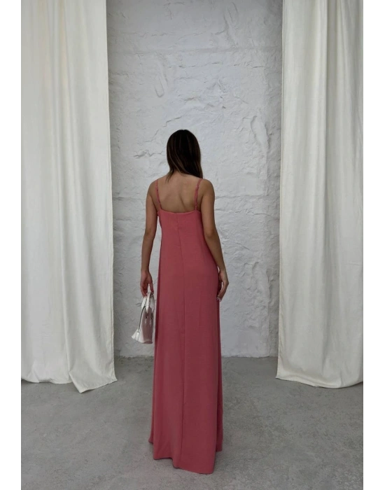 Aerobin uzun elbise pembe pt