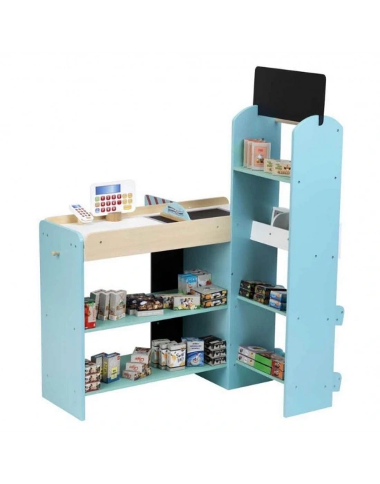 Ahşap Süpermarket Oyun Seti