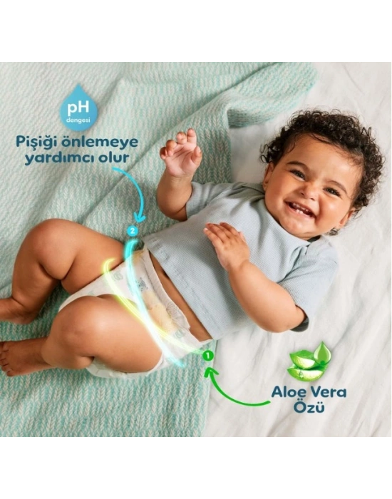 Aktif Bebek Süper Paket Bebek Bezi 3 Beden 58 Adet