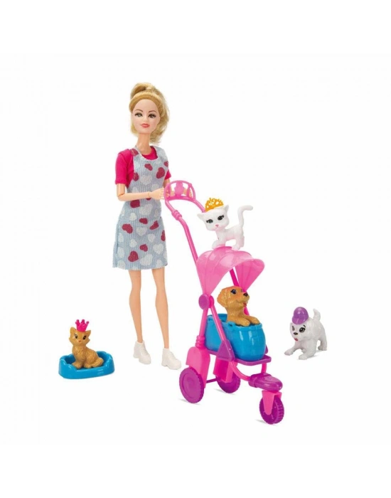 Annesi ve Sevimli Dostlar Manken Bebek