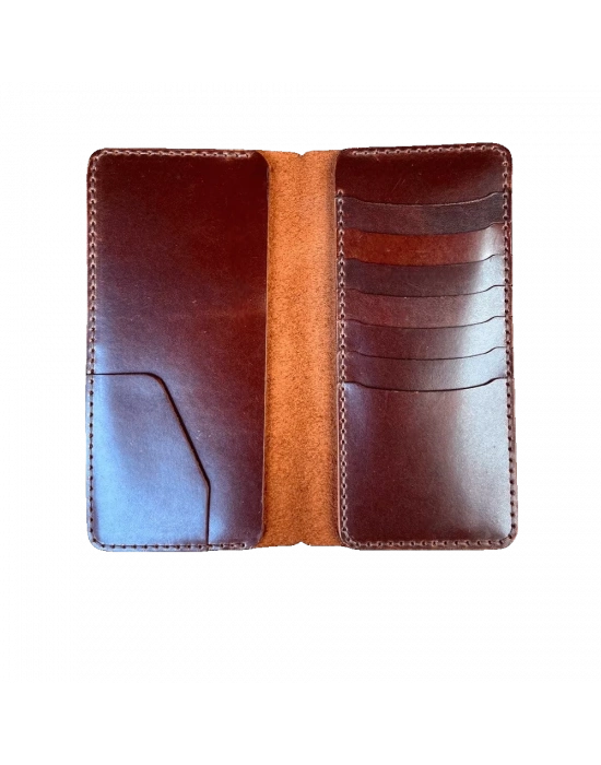 Antik Kiremit Dikey Uzun Cüzdan