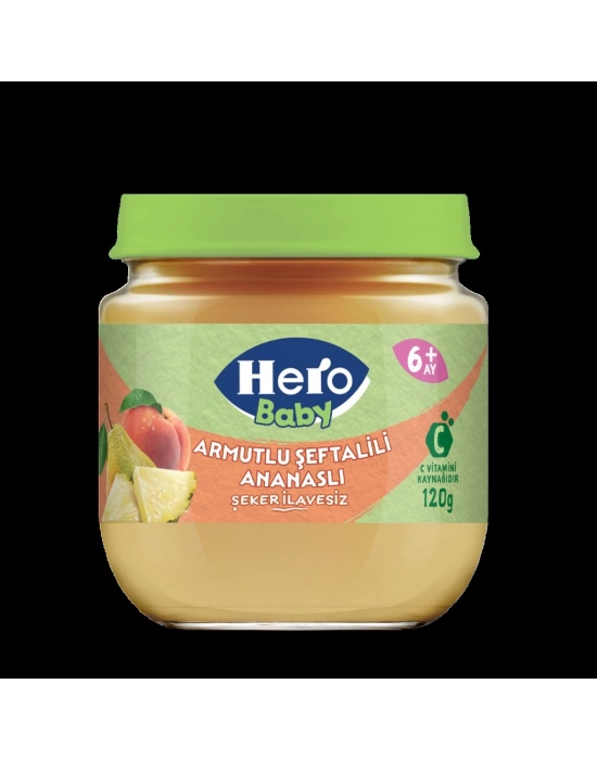 Armutlu Şeftalili Ananaslı Kavonoz Mama 120 Gr