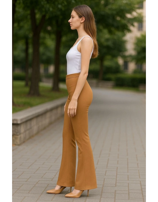 Atlas palazzo pantolon kamel
