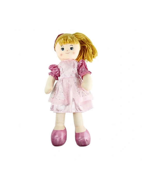 AY950C Parlak Elbiseli Bez Bebek 50 cm -Vardem