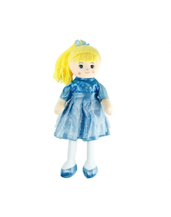 AY950C Parlak Elbiseli Bez Bebek 50 cm -Vardem
