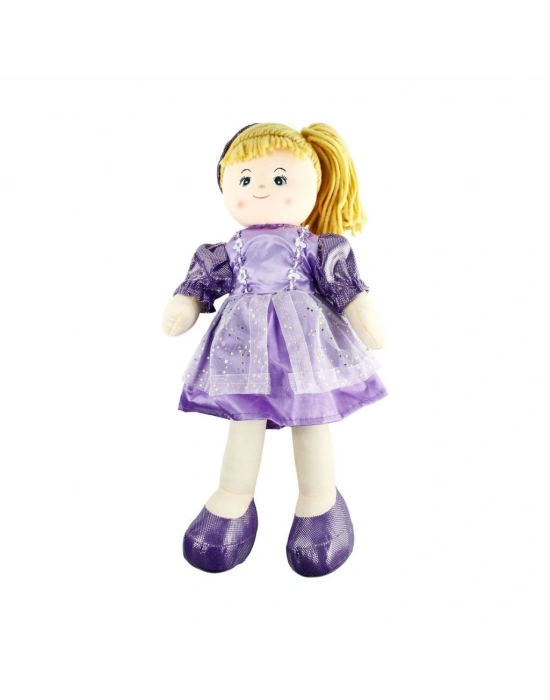 AY950C Parlak Elbiseli Bez Bebek 50 cm -Vardem