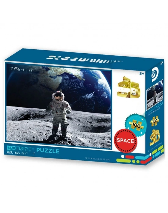 Ayda Astronot Puzzle 100 Parça