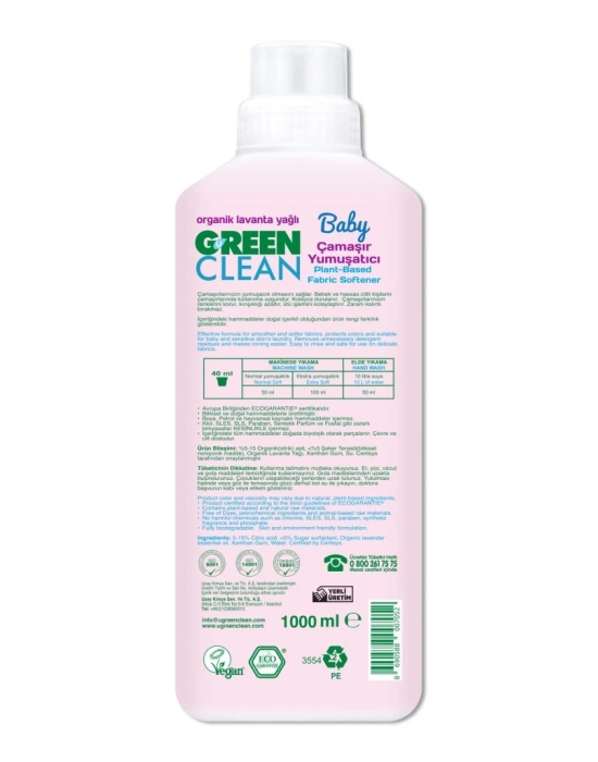 Baby Bitkisel Çamaşır Yumuşatıcı 1000 ml