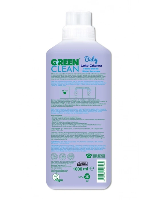 Baby Bitkisel Leke Çıkarıcı 1000 ml