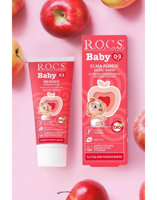 .Baby Diş Macunu 0-3 Yaş 35 ml Elma