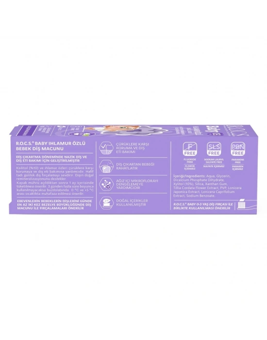 .Baby Diş Macunu 0-3 Yaş 35 ml Ihlamur