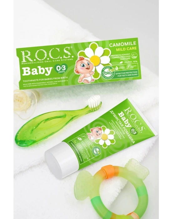 .Baby Diş Macunu 0-3 Yaş 35 ml Papatya
