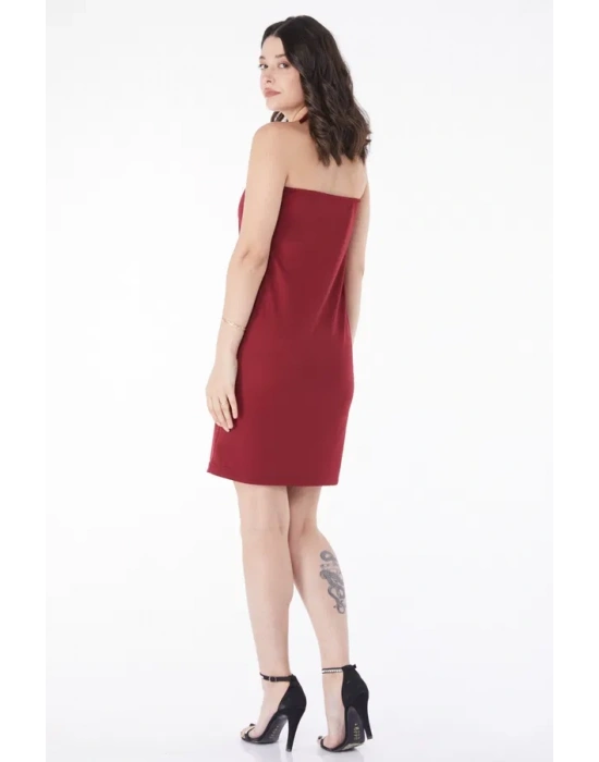 Bağcık detaylı abiye elbise