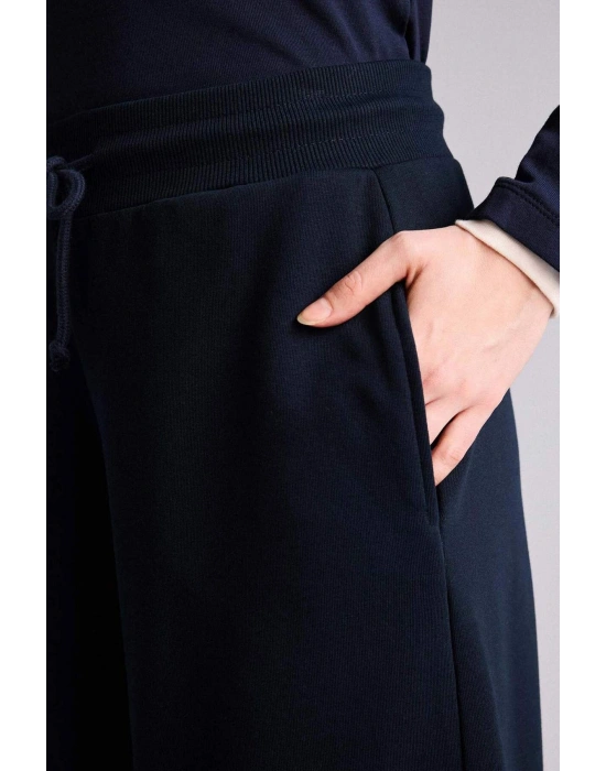 Balloon Fit Beli Bağcıklı Geniş Paça Eşofman Altı