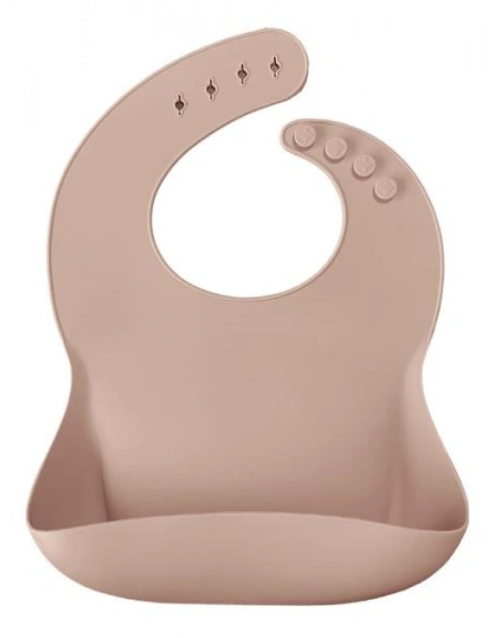 Basics Silikon Mama Önlüğü Bubble Beige
