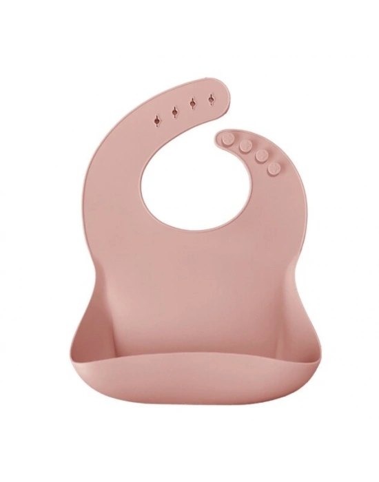 Basics Silikon Mama Önlüğü Pinky Pink