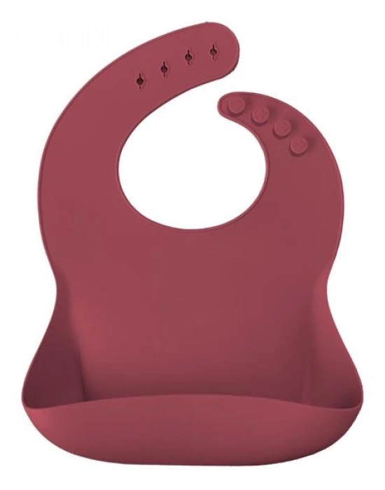 Basics Silikon Mama Önlüğü Velvet Rose