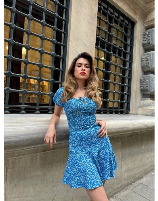 Baskılı etekli takım