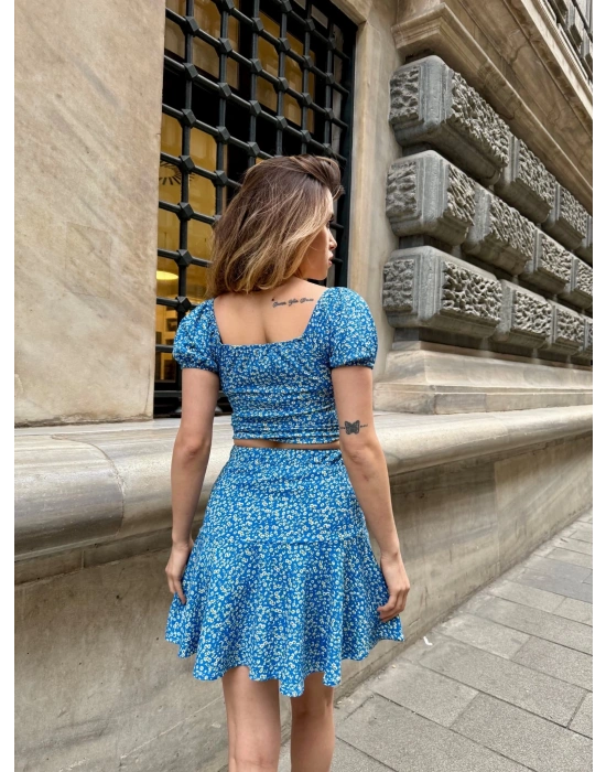 Baskılı etekli takım