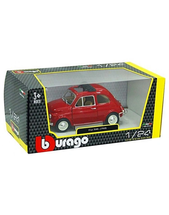 Bburago 1:24 Fiat 500L 1968 Model Araba