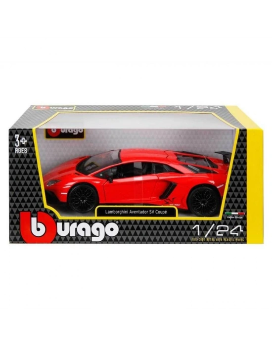Bburago 1:24 Lamborghini Aventador SV Coupe Model Araba